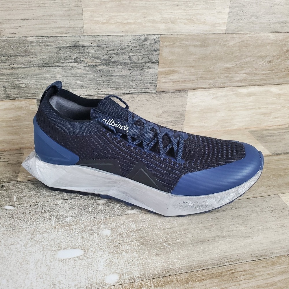Allbirds Tree Flyer 2 Womens Shoes Sz 11 W Hazy Indigo Black Lace Up Sneakers